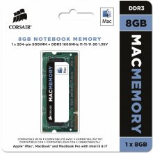 Mälu Corsair DDR3 SO-DIMM 8GB 1600-11 MAC