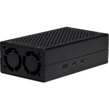 RASPBERRY RPI PI5 GEH. ALU M2 HAT INCL DUAL...