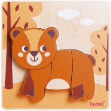 IWood Animal puzzle Bear wooden