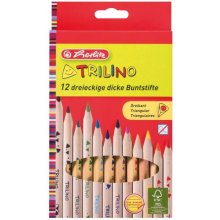 Herlitz coloured pencils, Trilino, 12 pcs