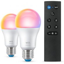 WiZ Bulb 60 W A60 E27 x2 with remote