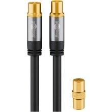 WENTRONIC 70346 coaxial cable 1 m Black