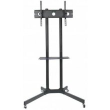 Techly Floor Trolley with Shelf Support LCD...