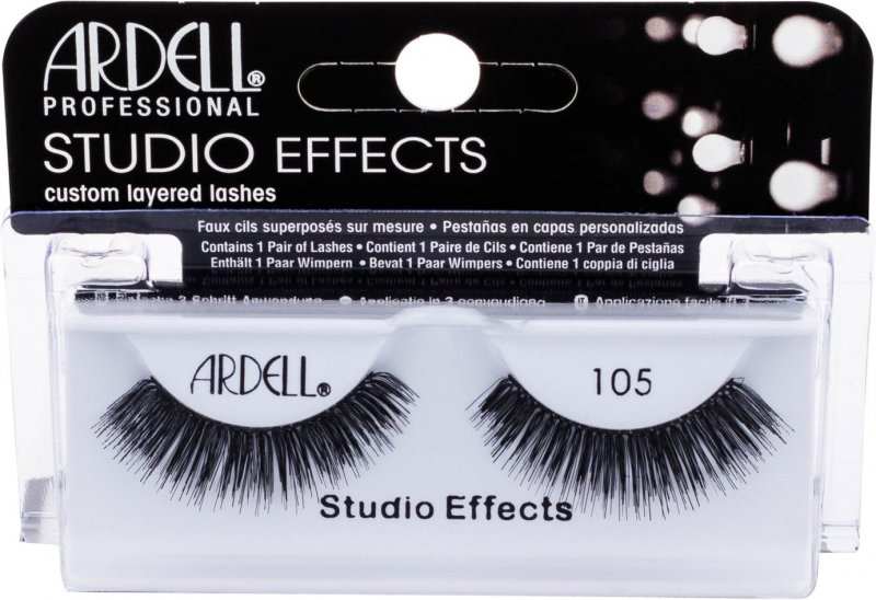 Ardell Studio Effects 105 Black 1pc - False Eyelashes for Women Yes -  