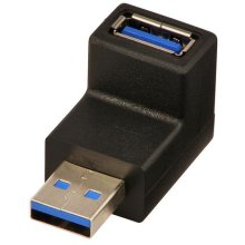 Lindy USB 3.2 90 Degree Down Type A Male to...