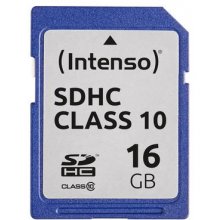 Intenso 3411470 memory card 16 GB SDHC Class...
