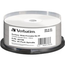 Verbatim BD-R SL 25GB 6x Wide Printable 25...