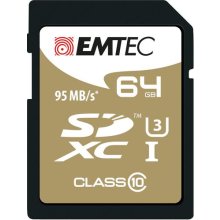 Mälukaart Emtec ECMSD64GXC10SP memory card...