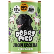 Dobry Pies Lamb with eggplant - wet dog food...