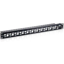 Equip Patchpanel 24x RJ45 Cat6a 19" 1HE...