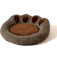 Go Gift Dog and cat bed L - brown - 55x55 cm