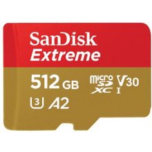 SANDISK Extreme 512 GB MicroSDHC UHS-I Class...