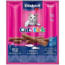 VITAKRAFT CatStick - Cod & Coalfish - 3 tk -...