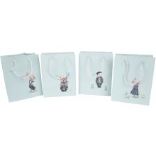 Home4you Gift bag NEWBIT S, 23x18x10cm, mix