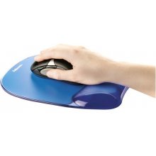 FELLOWES MOUSE PAD CRYSTAL GEL/BLUE 9114120