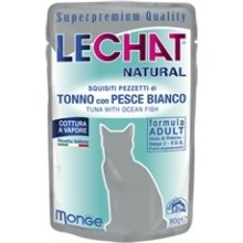 LeChat Natural pouches Tuna with Ocean Fish...
