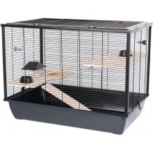 INTER-ZOO Hugo Wood black - cage for rodents...