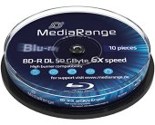 MEDIARANGE BD-R DL 6x CB 50GB MediaR 10...