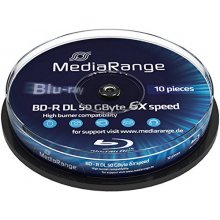 Toorikud MEDIARANGE BD-R DL 6x CB 50GB...