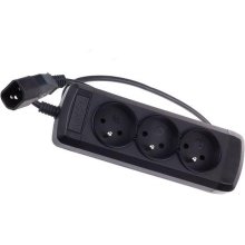 Natec NSP-0517 surge protector Black 3 AC...