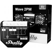 Shelly Wave 2PM, relay (black, pack of 4)