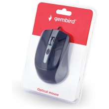 Мышь GEMBIRD Optical mouse USB gray-black
