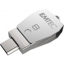 Mälukaart EMTEC USB-Stick 8 GB T250 USB 2.0...