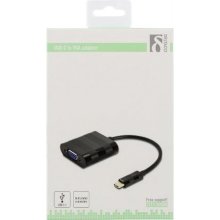 DELTACO Adapter USB 3.1 "C-VGA" / USBC-VGA