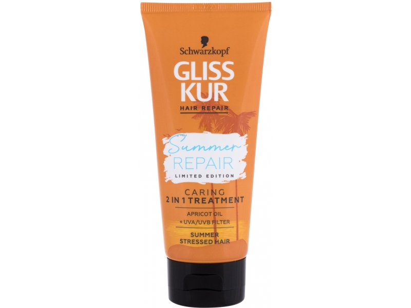 Schwarzkopf Gliss Summer Repair 100ml - Caring 2in1 Treatment Hair Mask for  Women Damaged Hair 