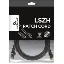 Gembird PP6A-LSZHCU-BK-3M networking cable...