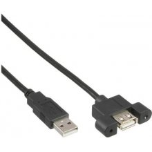 Inline USB 2.0 Adapter Cable Type A male / A...