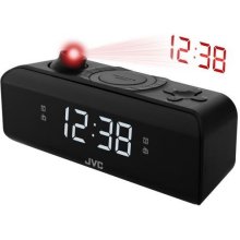 Радио JVC radio alarm clock RA-E211B black