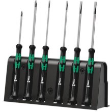 Wera 2035/6 B Screwdriver set and rack for...