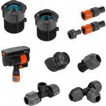 Gardena Pipeline Starter Set with square...