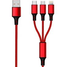 2GO 3in1 USB Ladekabel Micro-USB, Apple...