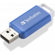 Флешка Verbatim DataBar USB 2.0 64GB Blue