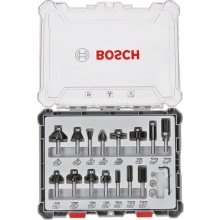 Bosch 15 pcs Wood Bit Set for 6mm Shank...
