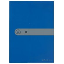 Herlitz document folder A4 PP blue opaque to...