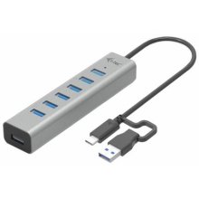 I-TEC USB-C/USB-A Charging Metal HUB 7 Port
