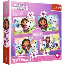 TREFL Puzzle 4in1 Adventures of Gabi the...