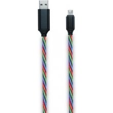 2GO USB Ladekabel "Tricolor" LED-Beleucht...