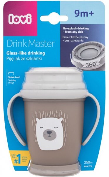 LOVI Buddy Bear Drink Master 250ml - Cup K 6 - 18m - QUUM.eu