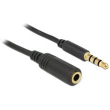 DELOCK 84666 audio cable 1 m 3.5mm Black