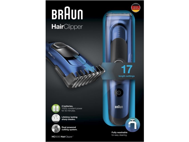Braun HC5030 Black, Blue 4210201131779 
