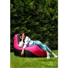 Go Gift Sako bag pouffe Bolid black-pink XXL...