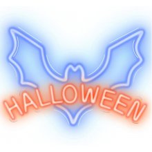 Forever Light Neon PLEXI LED HALLOWEEN blue...