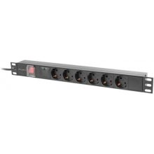 Lanberg PDU-06F-0200-BK power distribution...