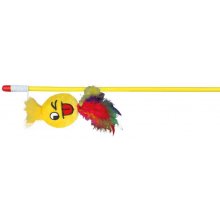 Trixie Toy for cats Playing rod with smiley...