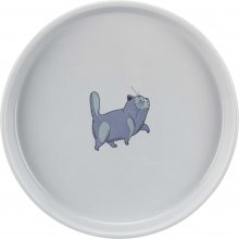 Trixie Ceramic bowl for cats, flat and wide...