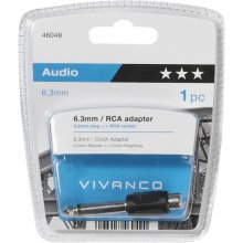 Vivanco Адаптер 6.3мм - RCA (46049)
